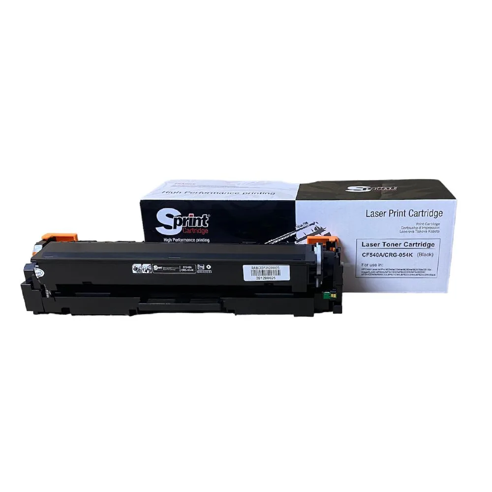 Sprint SP10-203B CF540A (203A)/CRG-054/CRG-067BLACK Toner (1.4K*)