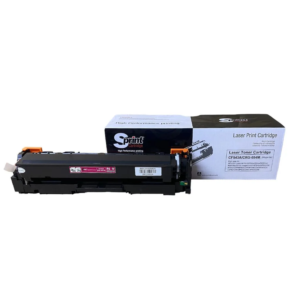 Sprint SP10-203M CF543A (203A)/CRG-054/CRG-067 Magenta Toner (1.3K*)