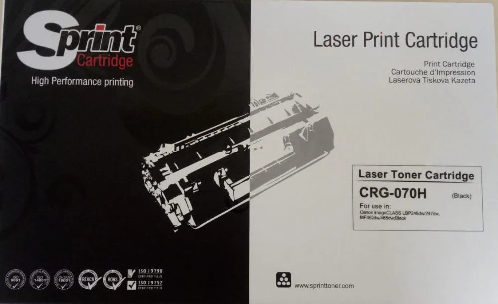 Sprint SP40-070HW CRG-070H Toner (Cipsiz) (10K*)