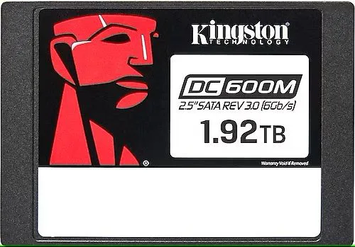 Kingston SEDC600M/1920G 1.9TB SATA 2.5 inç Server SSD (Okuma : 560MBS / Yazma : 530MBS)