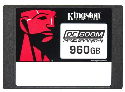 Kingston SEDC600M/960G 960GB 2.5 inç Enterprise Server SSD (Okuma : 560MBS / Yazma : 530MBS)