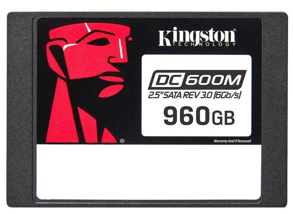 Kingston SEDC600M/960G 960GB 2.5 inç Enterprise Server SSD (Okuma : 560MBS / Yazma : 530MBS)